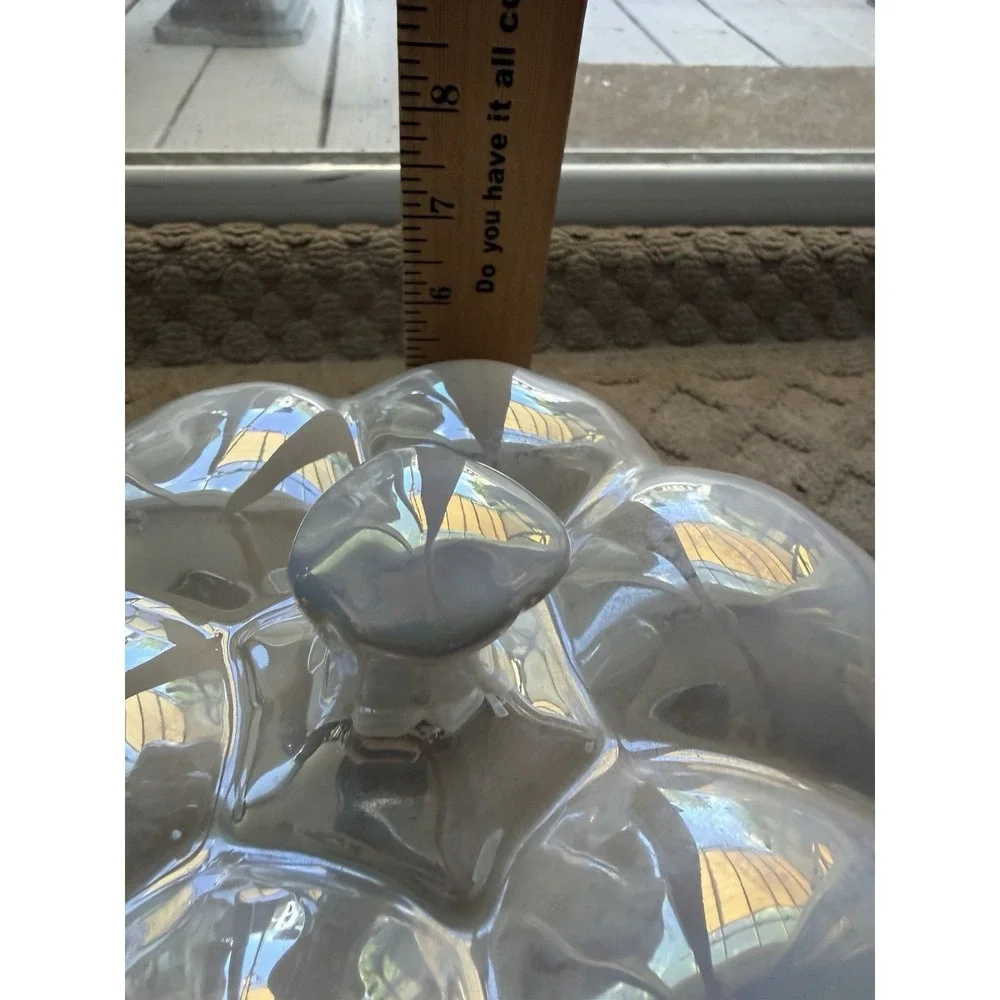 Rae Dunn White Iridescent MAGIC Halloween Pumpkin Canister